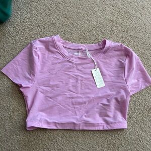 Aerie Light Pink Crop Top